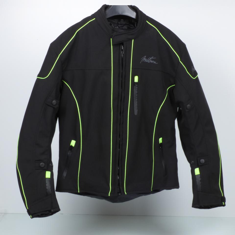 Équipement Mitsou pour Deux Roues Mitsou Taille L noir vert/jaune / Soft Shell 2 Neuf