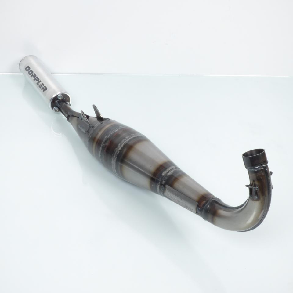 Pot d échappement Doppler pour Mobylette Peugeot 50 103 Vogue 2004 à 2018 ER1 / 301-D silencieux chromé Neuf