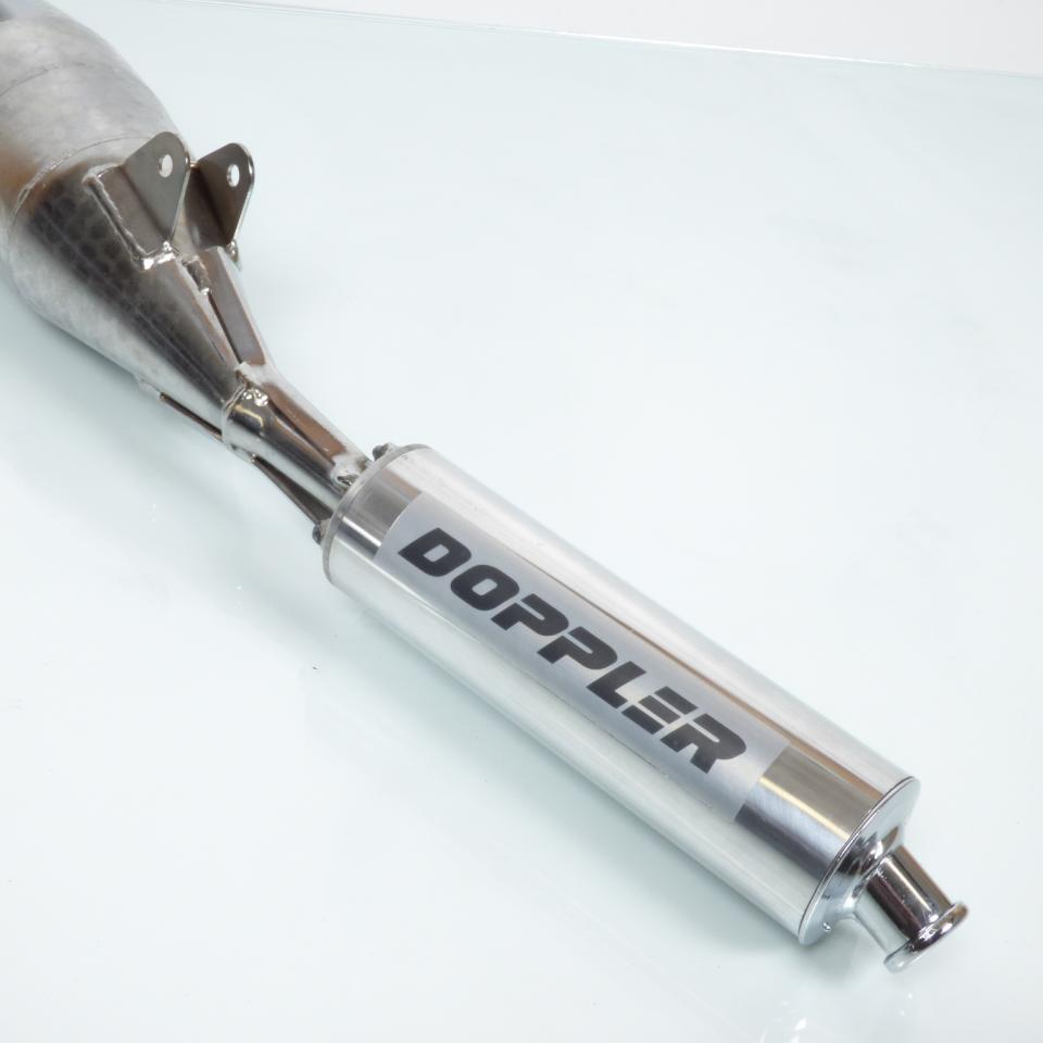 Pot d échappement Doppler pour Mobylette Peugeot 50 103 RCX 1994 à 2003 ER1 / 302-D Chrome Édition Neuf