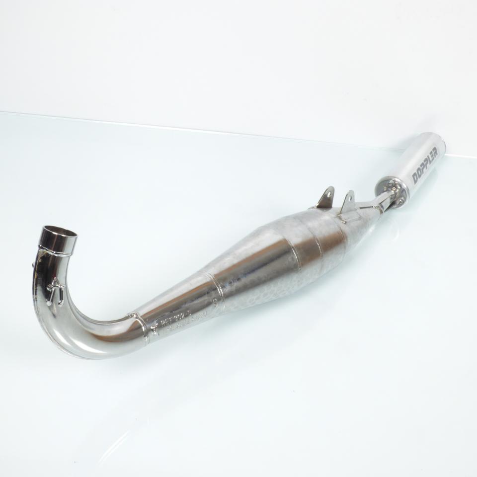 Pot d échappement Doppler pour Mobylette Peugeot 50 103 SPX ER1 / 302-D Chrome Édition Neuf