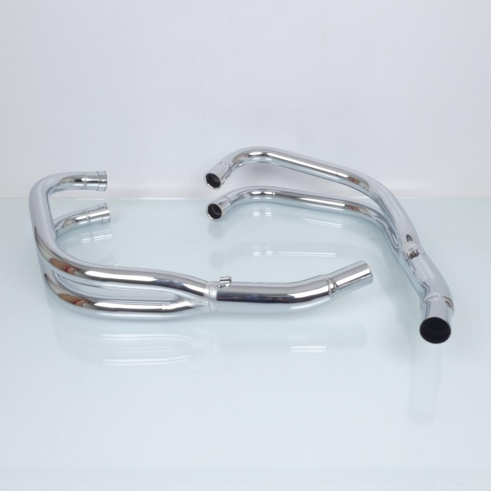 Échappement Marving 4 en 2 chromé pour moto Honda 750 Cb Kz 1978 à 1982 CE Neuf