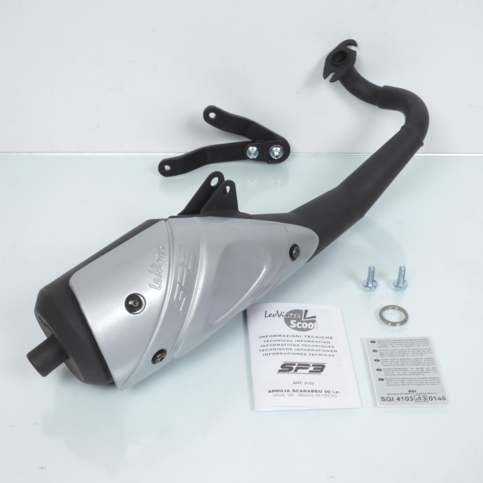 Pot Leovince SP3 pour scooter Aprilia 50 Scarabeo 2T Di-Tech Ie 2001-2004 Neuf