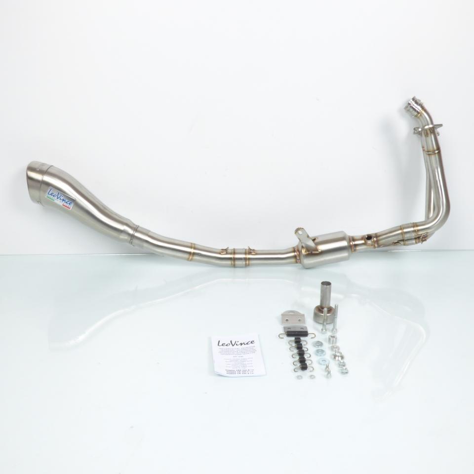 Ligne pot échappement silencieux inox Leovince pour moto Honda 500 CBR R Ie 2013-2015