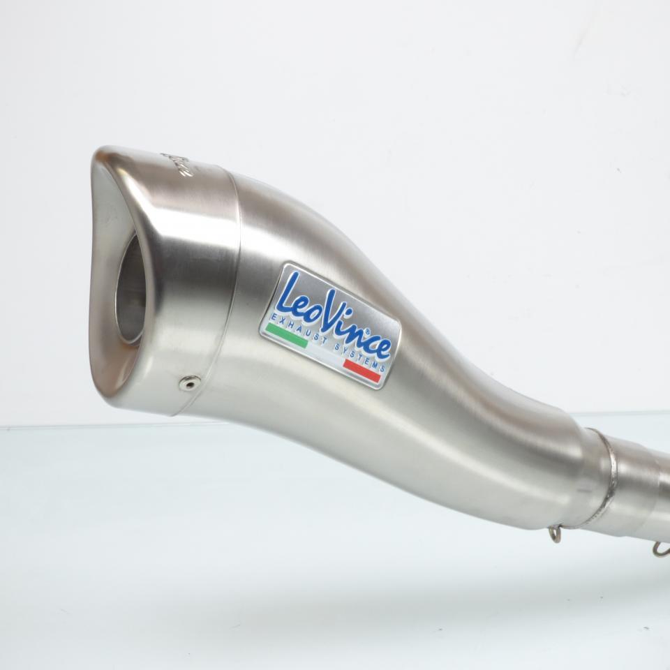 Ligne pot échappement silencieux inox Leovince pour moto Honda 500 CBR R Ie 2013-2015