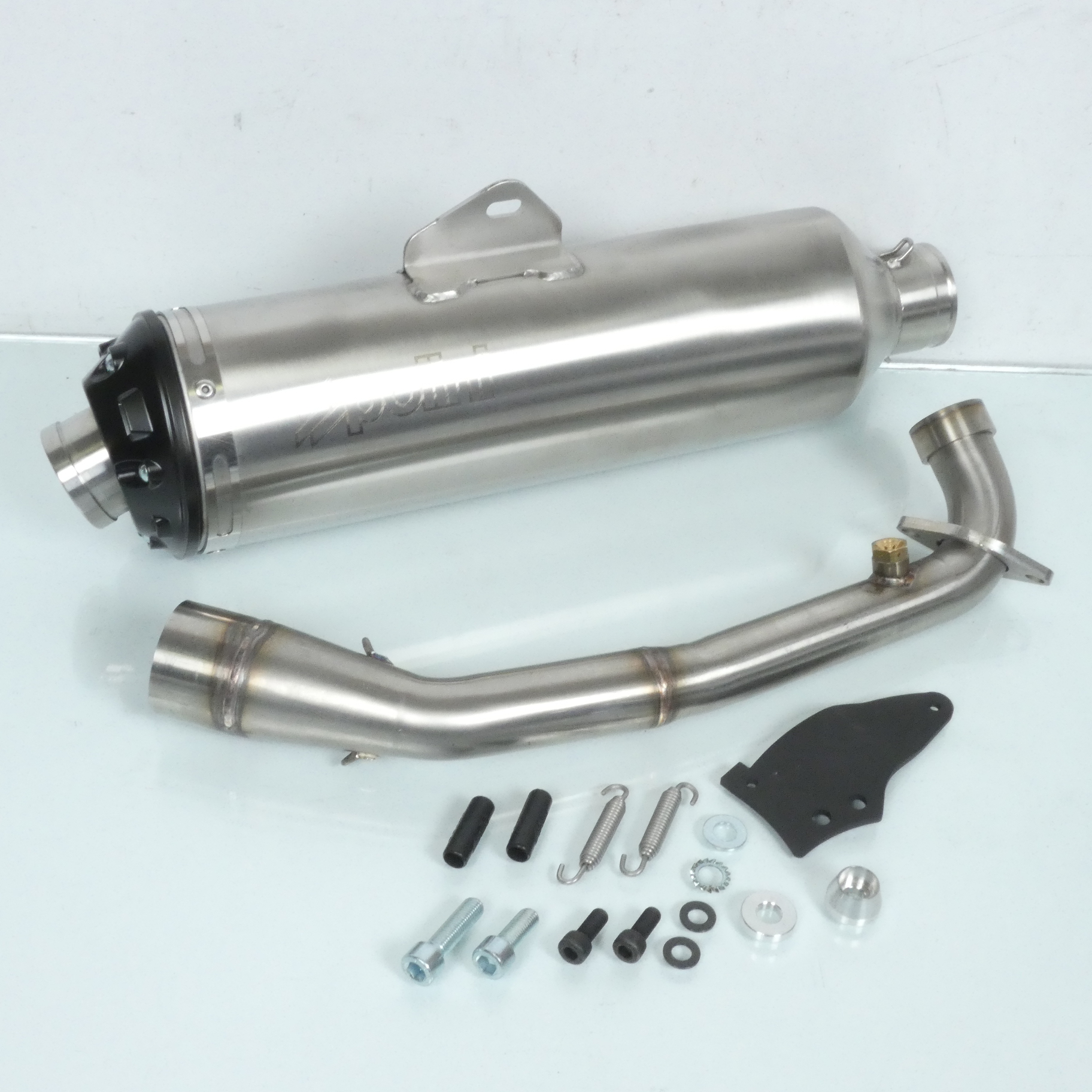 Pot d échappement Polini pour Scooter Kymco 400 X-citing 2012 à 2020 190.0048 / inox Neuf