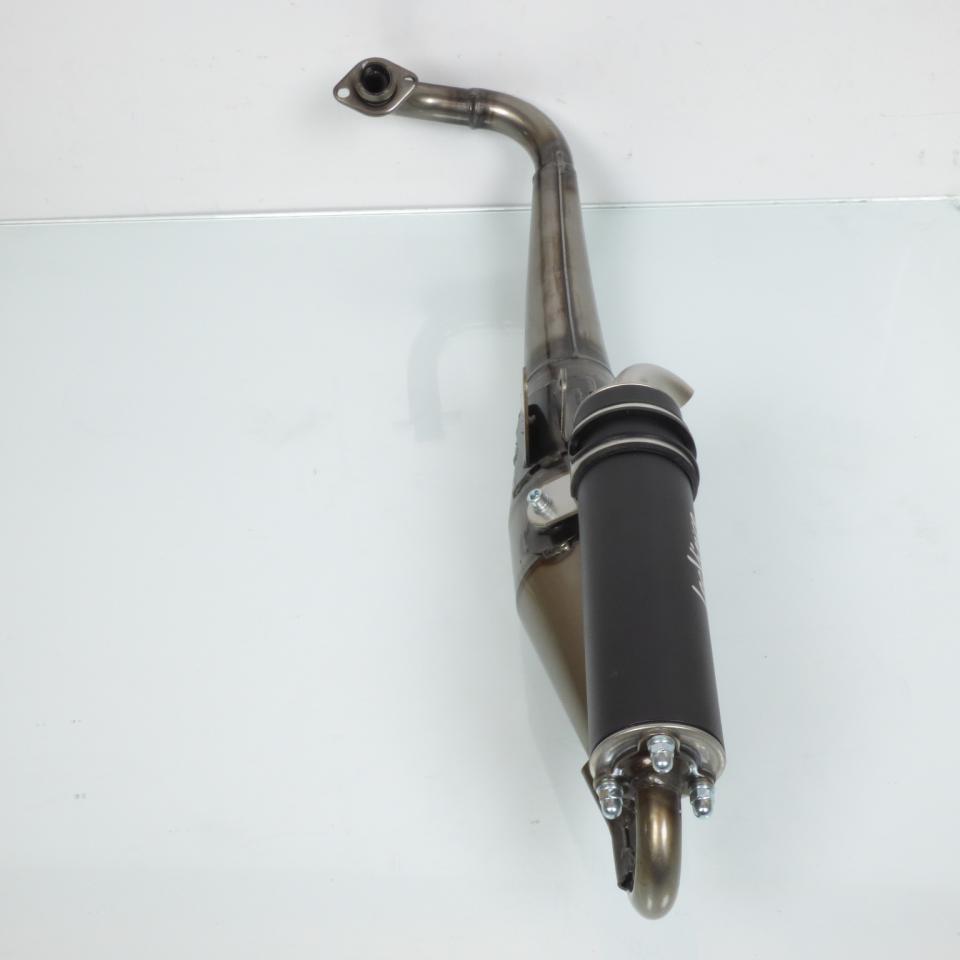 Pot d'échappement de détente Leovince TT black pour scooter Aprilia 50 SR 2012 à 2020