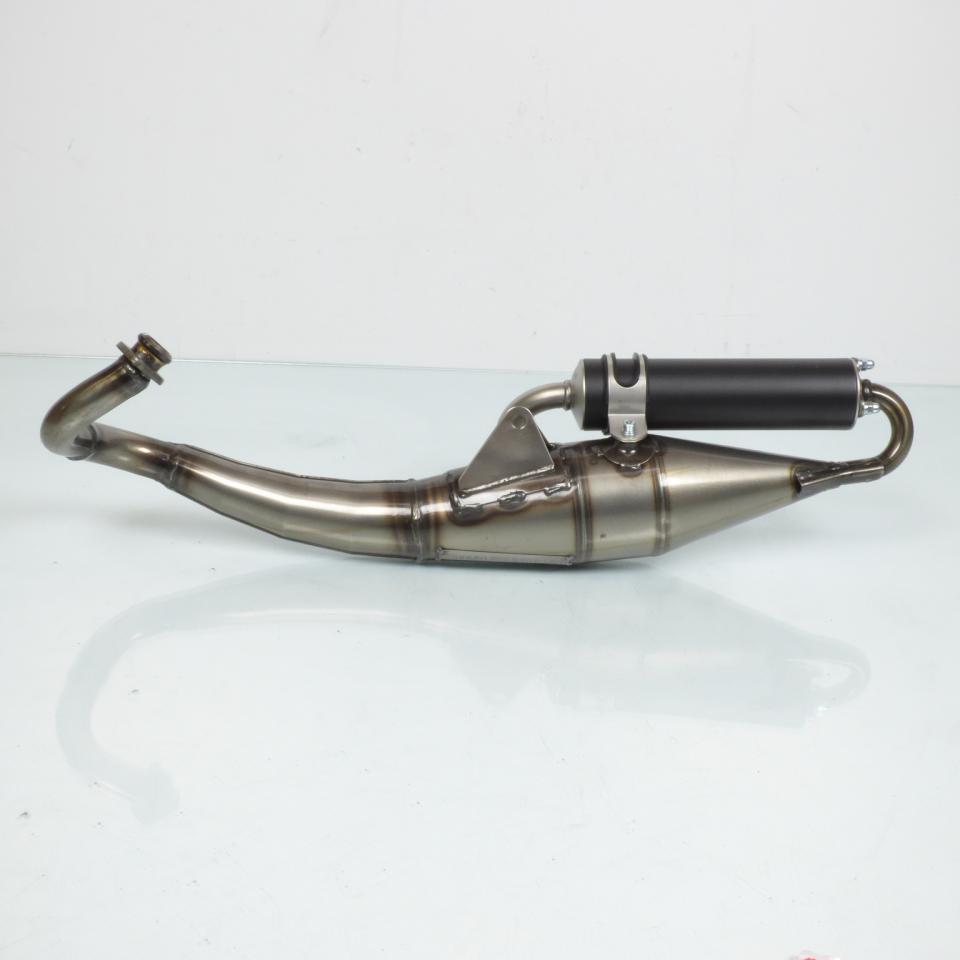 Pot d'échappement de détente Leovince TT black pour scooter Aprilia 50 SR 2012 à 2020