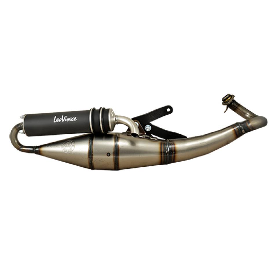 Pot d échappement Leovince pour Scooter Gilera 50 Runner 1997 à 1999 4060B / Hand Made TT black Neuf