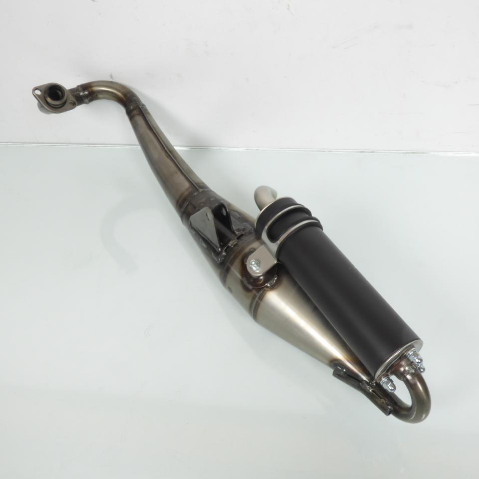 Pot d échappement Leovince pour Scooter Gilera 50 Runner 1997 à 1999 4060B / Hand Made TT black Neuf