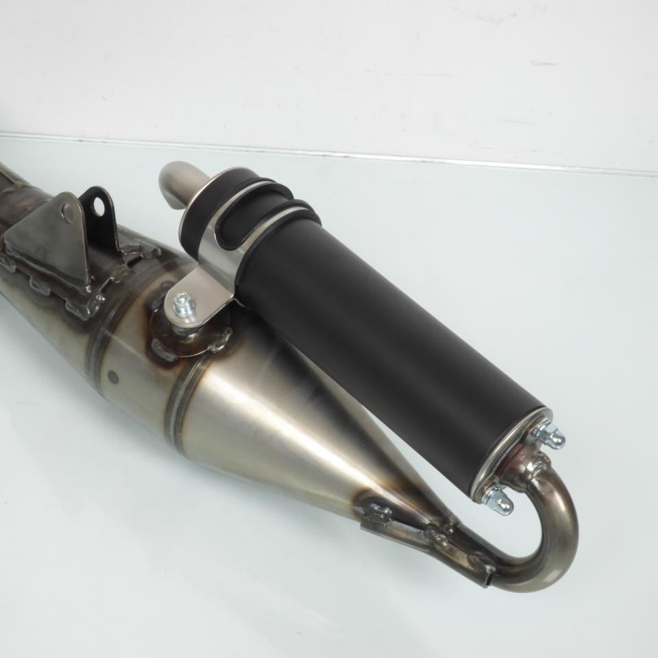 Pot d échappement Leovince pour Scooter Gilera 50 Runner 1997 à 1999 4060B / Hand Made TT black Neuf