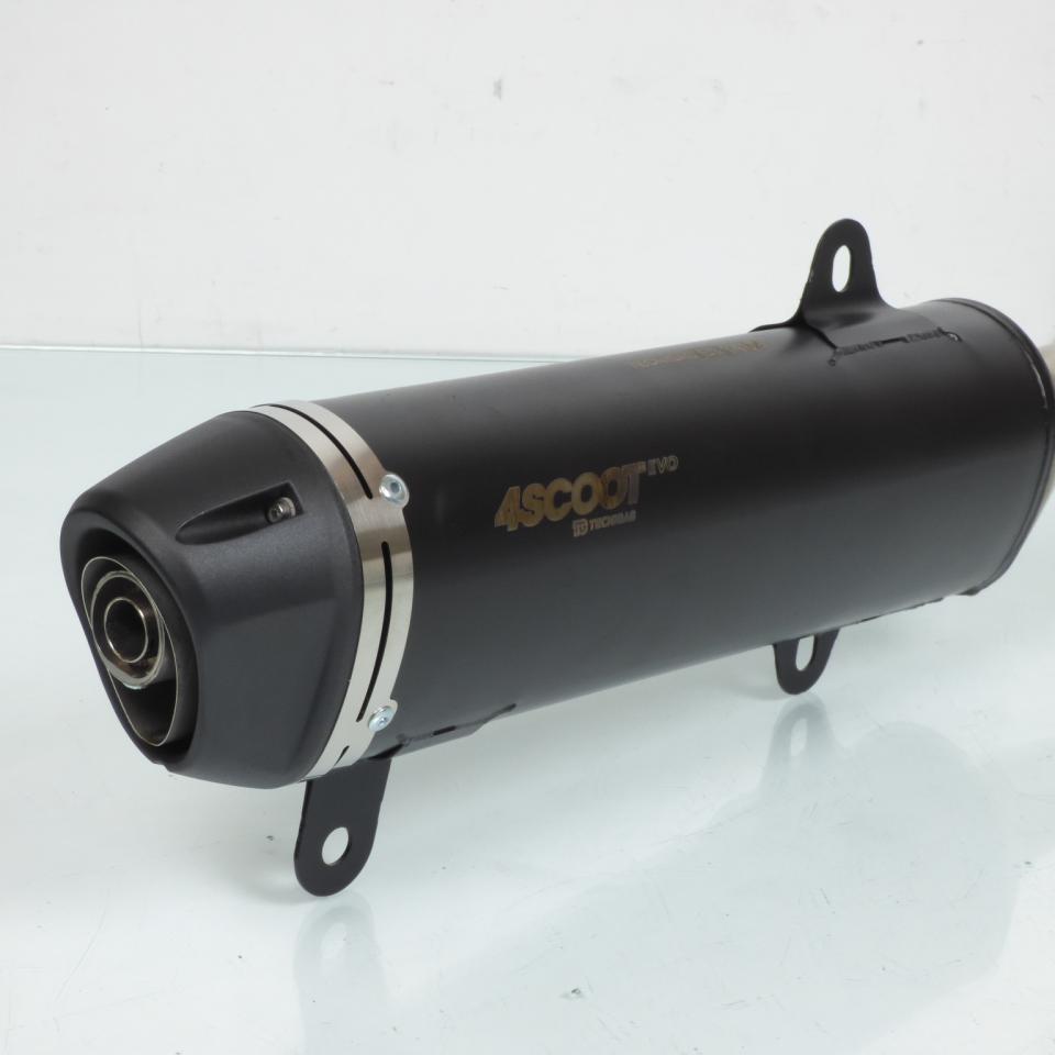 Échappement Tecnigas 4SCOOT EVO Black pour scooter Yamaha 125 Xmax 2010 à 2016