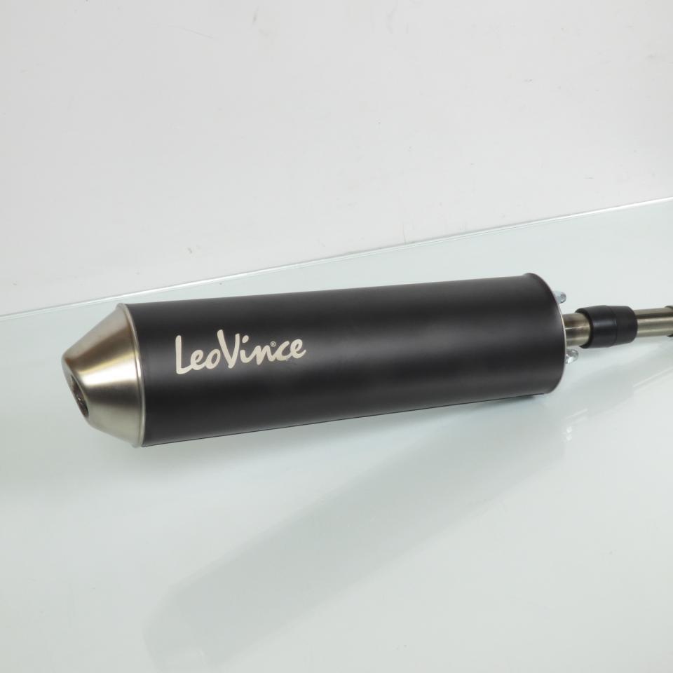 Pot d échappement Leovince pour Moto Derbi 50 Senda DRD 2003 à 2017 3408BN /HM V6 noir passage bas Neuf