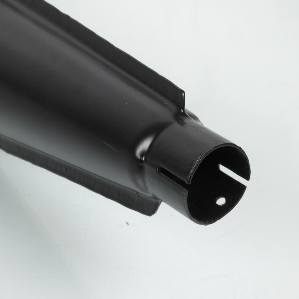 Pot d'échappement noir long 68cm Ø28mm adaptable pour mobylette cyclomoteur