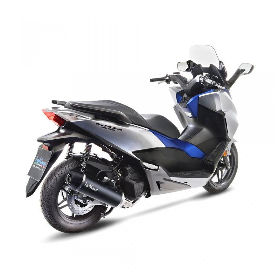 Pot Leovince Nero Inox pour scooter Honda 125 Forza 2017 à 2020 Neuf en destock