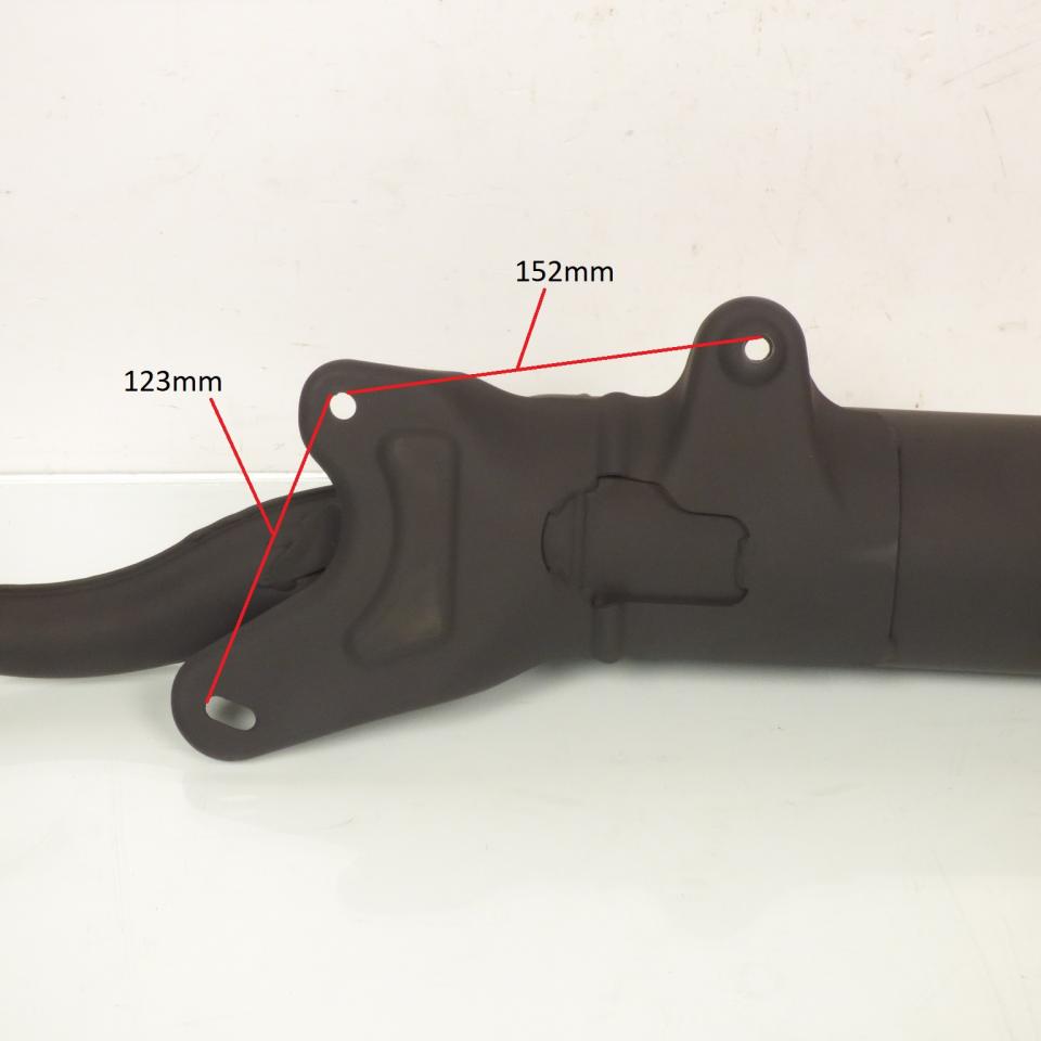 Pot d échappement Ixil pour scooter Peugeot 50 Ludix Classic carter moteur long