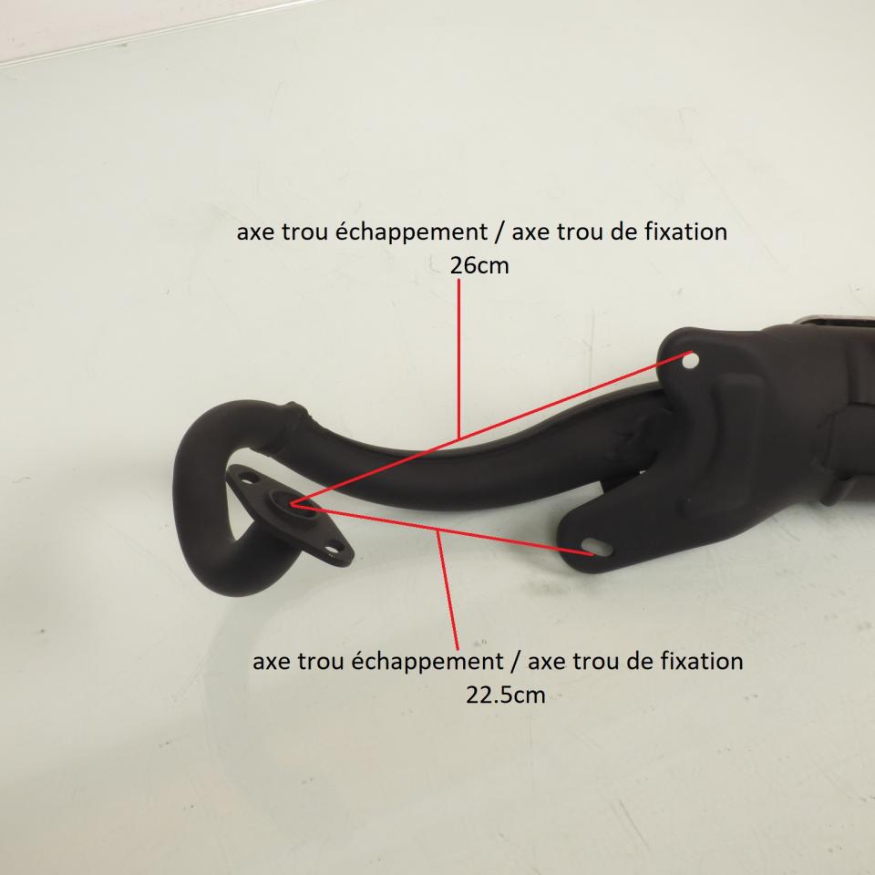 Pot d échappement Ixil pour scooter Peugeot 50 Ludix Classic carter moteur long