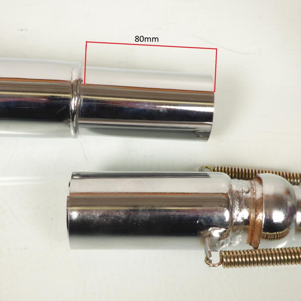 Ligne de pot d'échappement à pompe pour mobylette MBK 51 bras oscillant rond mob