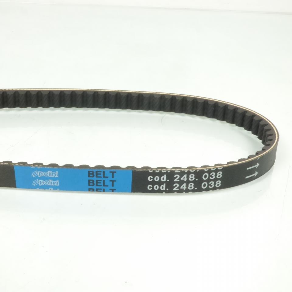 Courroie de transmission Polini pour Scooter Peugeot 50 Buxy 248.038 / 765x18.2x8mm x 30 Neuf