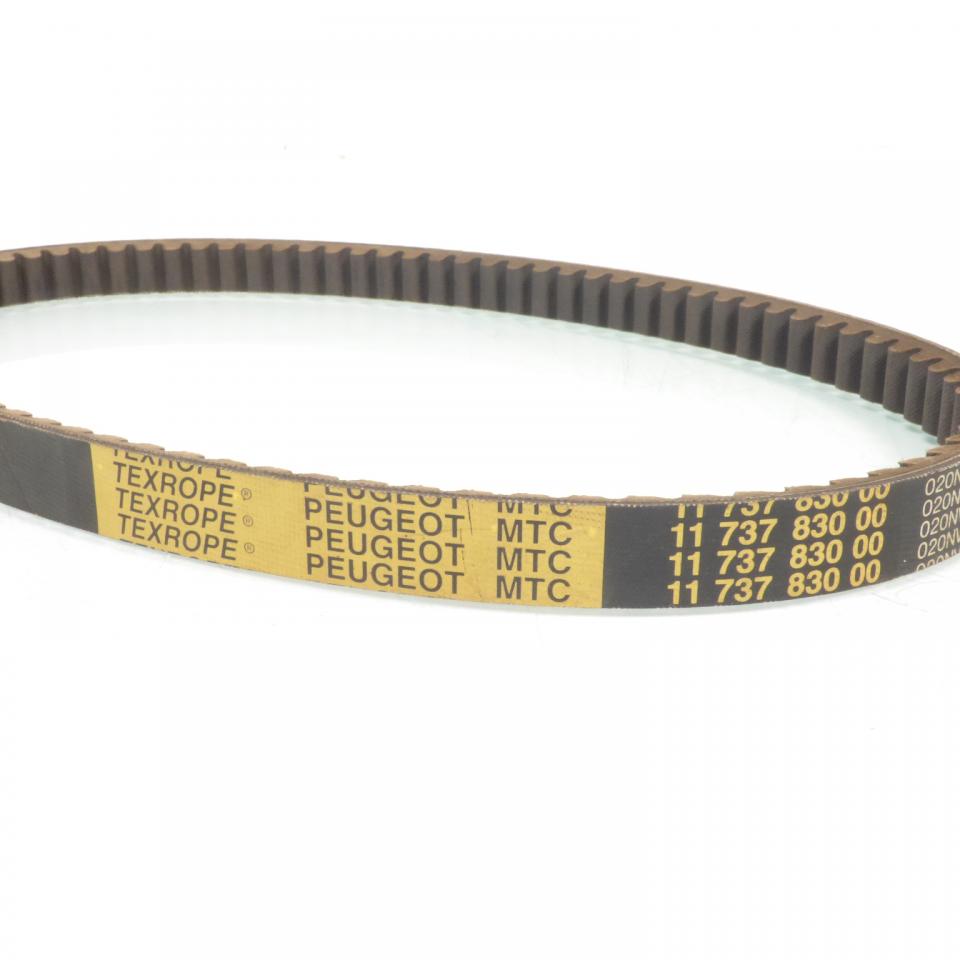 Courroie de transmission origine pour Scooter Peugeot 125 Elyseo 2001 à 2002 1173783000 / 737830 / 832X18.5 Neuf