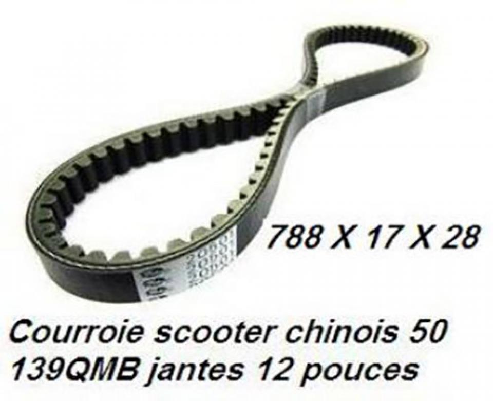 Courroie de transmission pour Chinois 139QMB