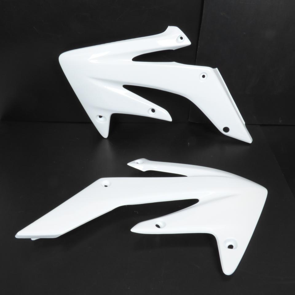 Écope de radiateur UFO pour moto Honda 250 CRF R 2004-2009 HO03634041 / blanc Neuf