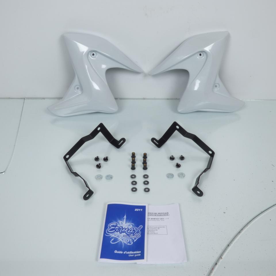 Écope de radiateur Ermax pour Moto Honda 600 Hornet 2011 à 2013 blanc nacré NHA16 Neuf