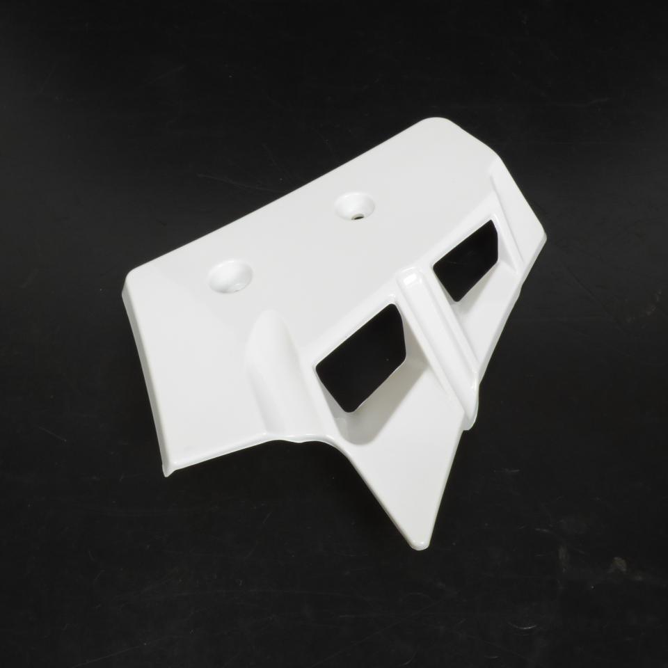 Paire d'écopes de radiateur blanche pour mobylette MBK 51 Passion Neuf