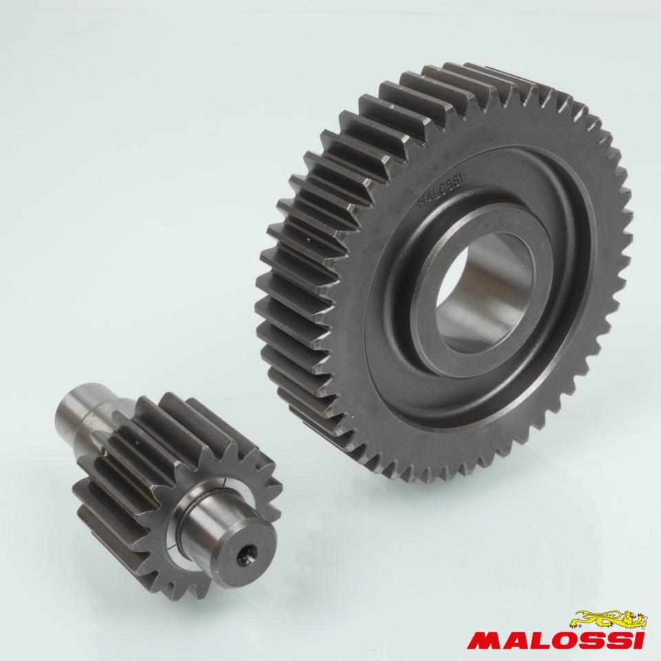 Pont arrière de transmission Malossi pour scooter Aprilia 125 Scarabeo 4T 2003 6712194 / HTQ Gears 17x49 Neuf