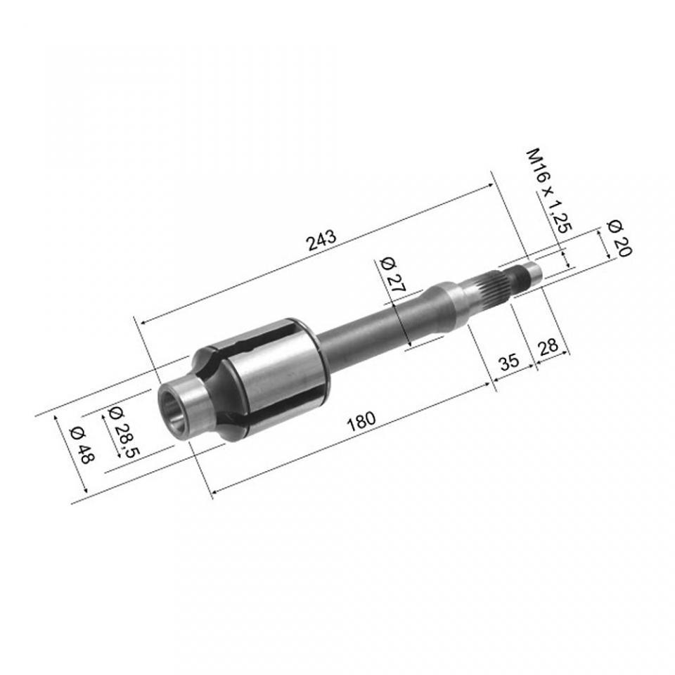 Pont arrière de transmission RMS pour scooter Piaggio 125 Cosa 1988-1997 235908 / 2359081 Neuf