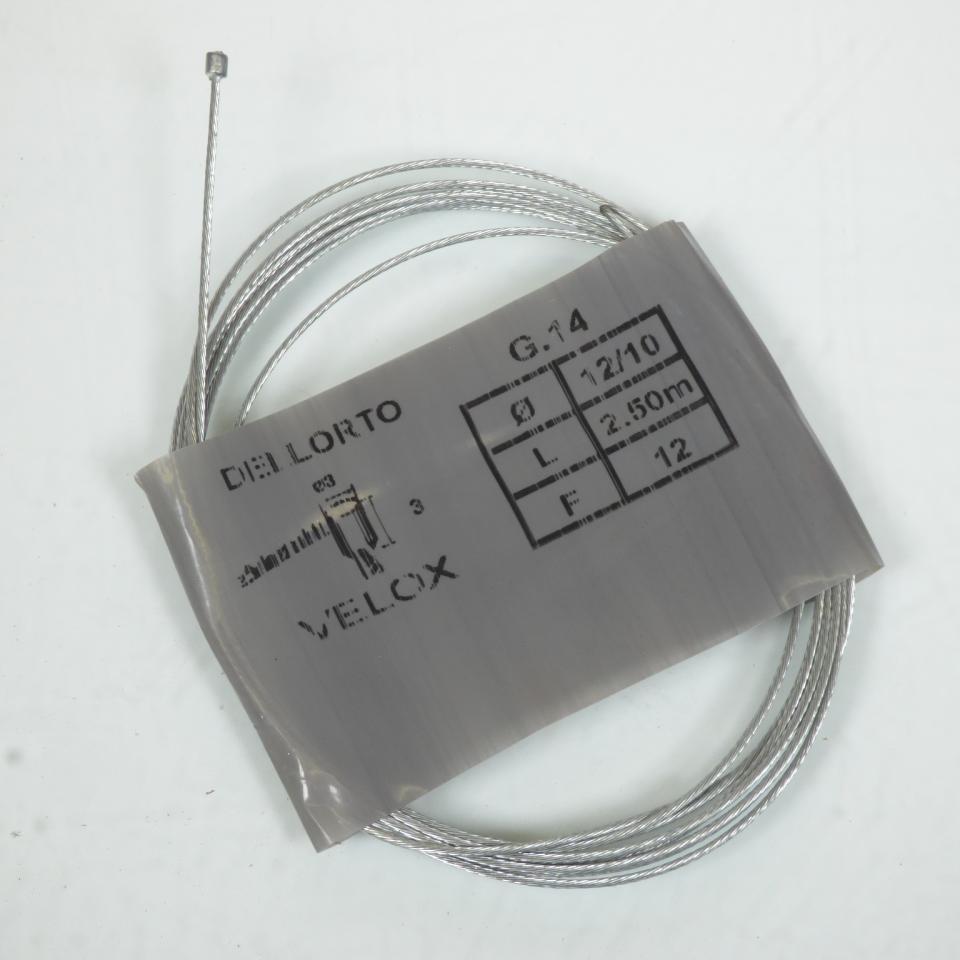 Boite de 25 câble de gaz ou starter VELOX pour mobylette MBK 51V 2.50m Tete 3x3