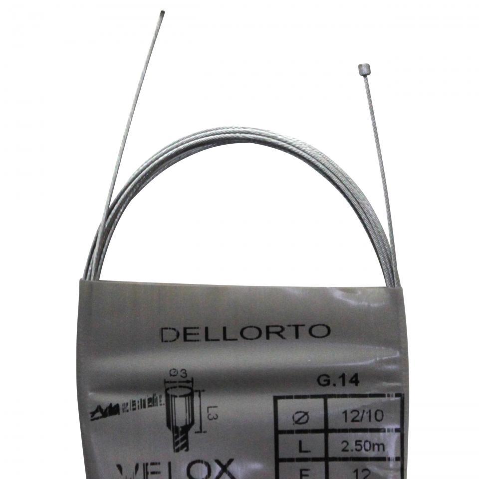 Boite de 25 câble de gaz ou starter VELOX pour mobylette MBK 51V 2.50m Tete 3x3