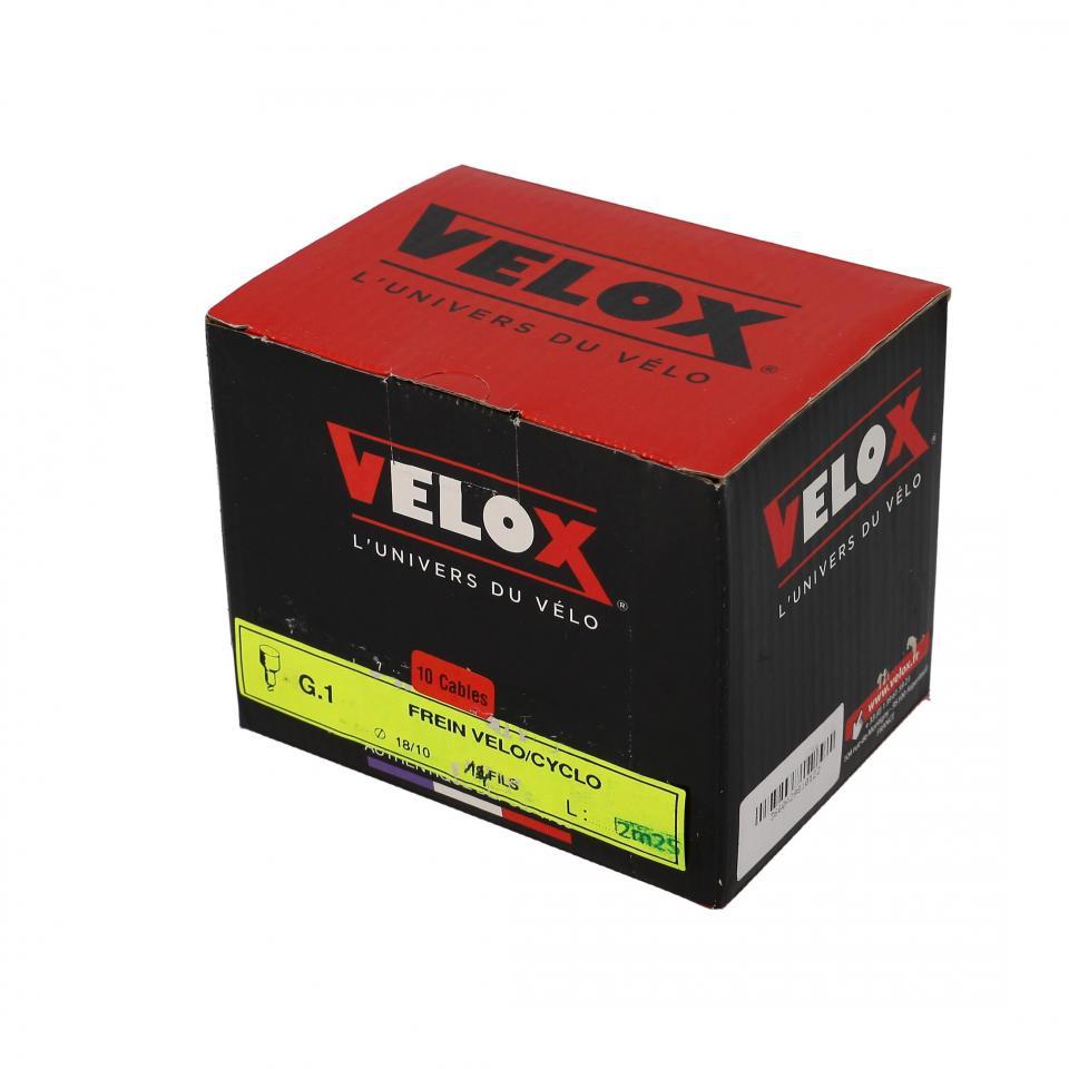 10 câble de frein VELOX pour mobylette MBK 50 51 Ø1.8x2.25m Tete poire 6x11 Neuf