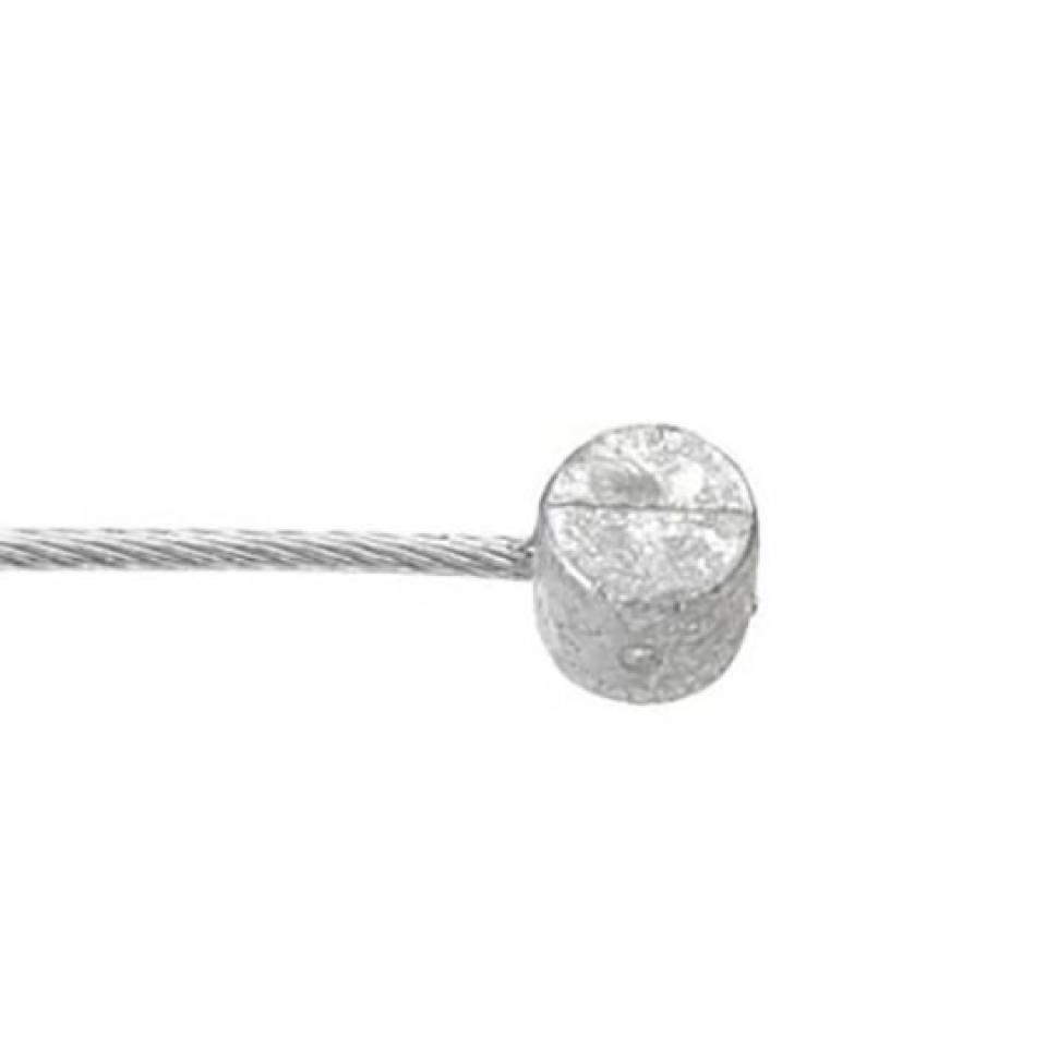 Lot 10 câble de frein ou d'embrayage 2m50 Ø2mm tête 8x8mm pour moto scooter cyclo