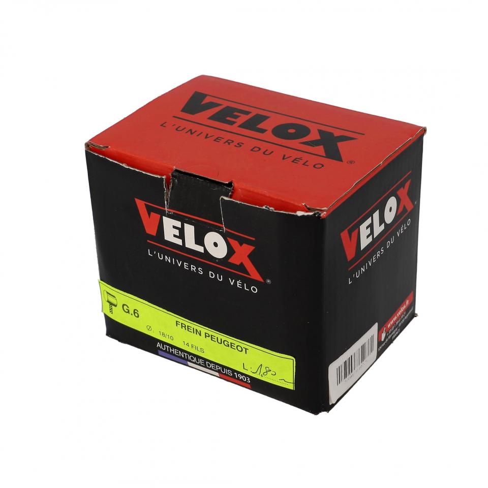 Câble de frein VELOX pour mobylette Peugeot 50 103 / Ø1.8x1.80m Tete 8x8 Neuf