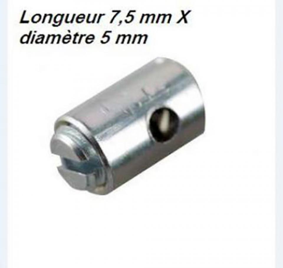 100 Serre câble de gaz accélérateur Ø5 x 7.5mm Algi 00428010-100 pour moto 50 cyclo