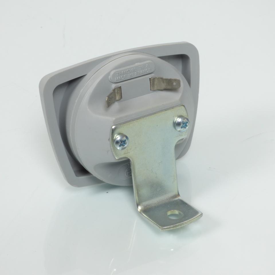 Klaxon gris Transval TR7 6V 10W pour mobylette Peugeot 104 cyclomoteur cyclo