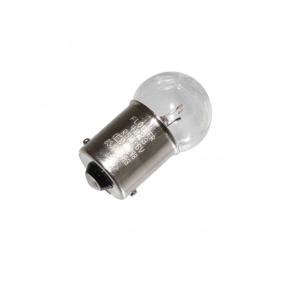 Ampoule blanche 6V 5W culot BA15S R5W Flosser pour moto scooter auto 4023 par 10