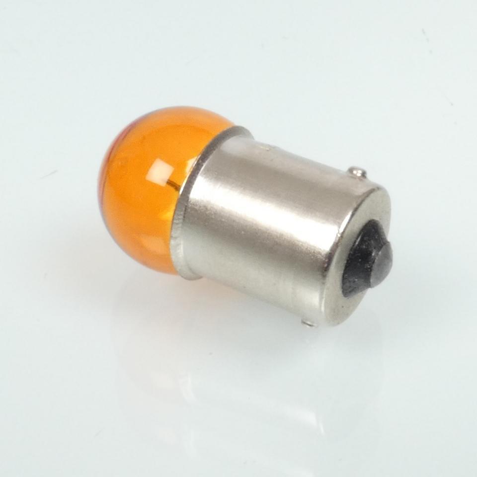 Ampoule orange RMS 12V 10W culot type BA15S G18 pour auto moto unité Neuf