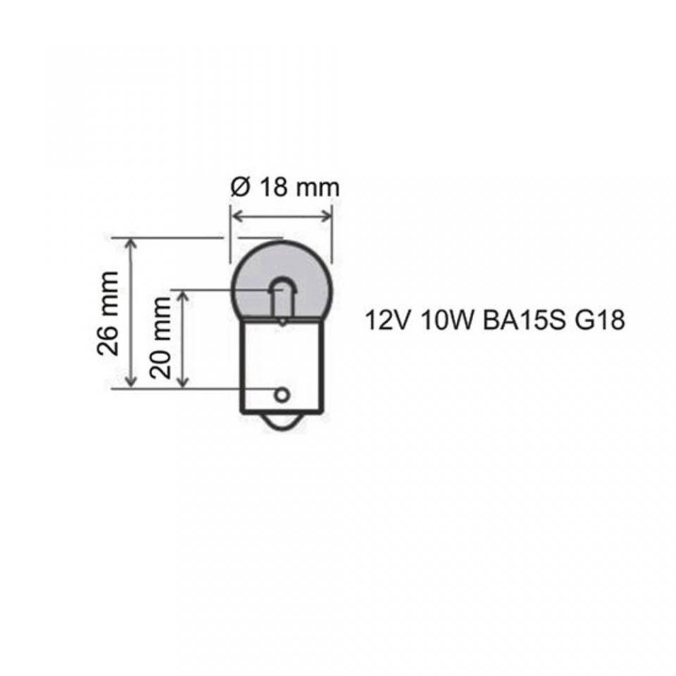 Ampoule Teknix pour Scooter Peugeot 50 Kisbee 4T 2009 à 2017 Neuf