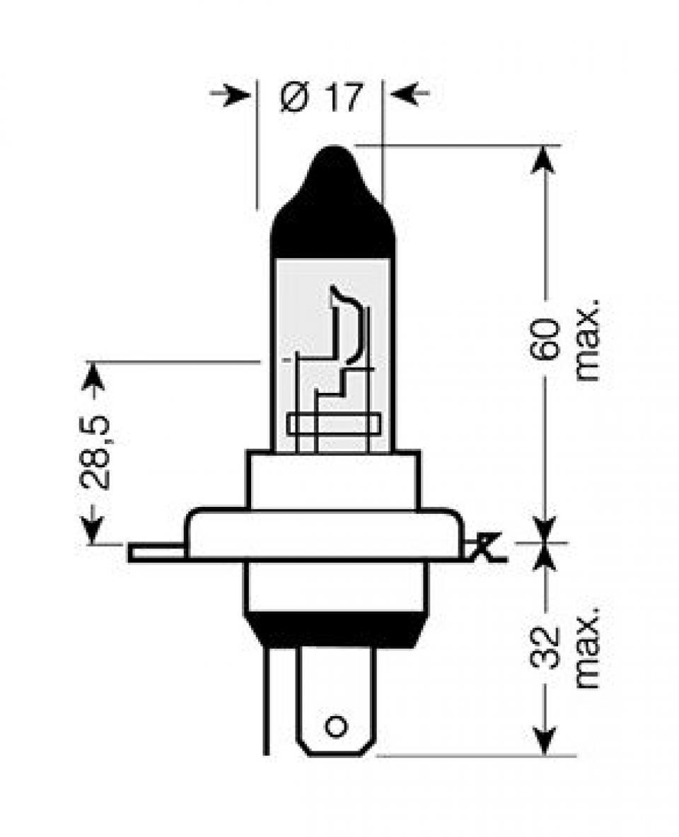 Ampoule Kyoto pour Moto Honda 500 CBF 2004 à 2007 AV Neuf