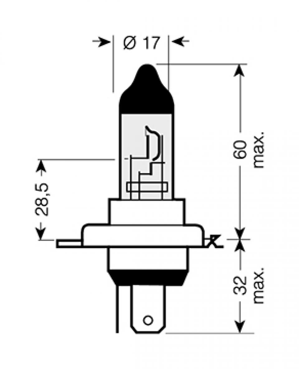 Ampoule Kyoto pour Moto Honda 500 CBF 2004 à 2007 AV Neuf