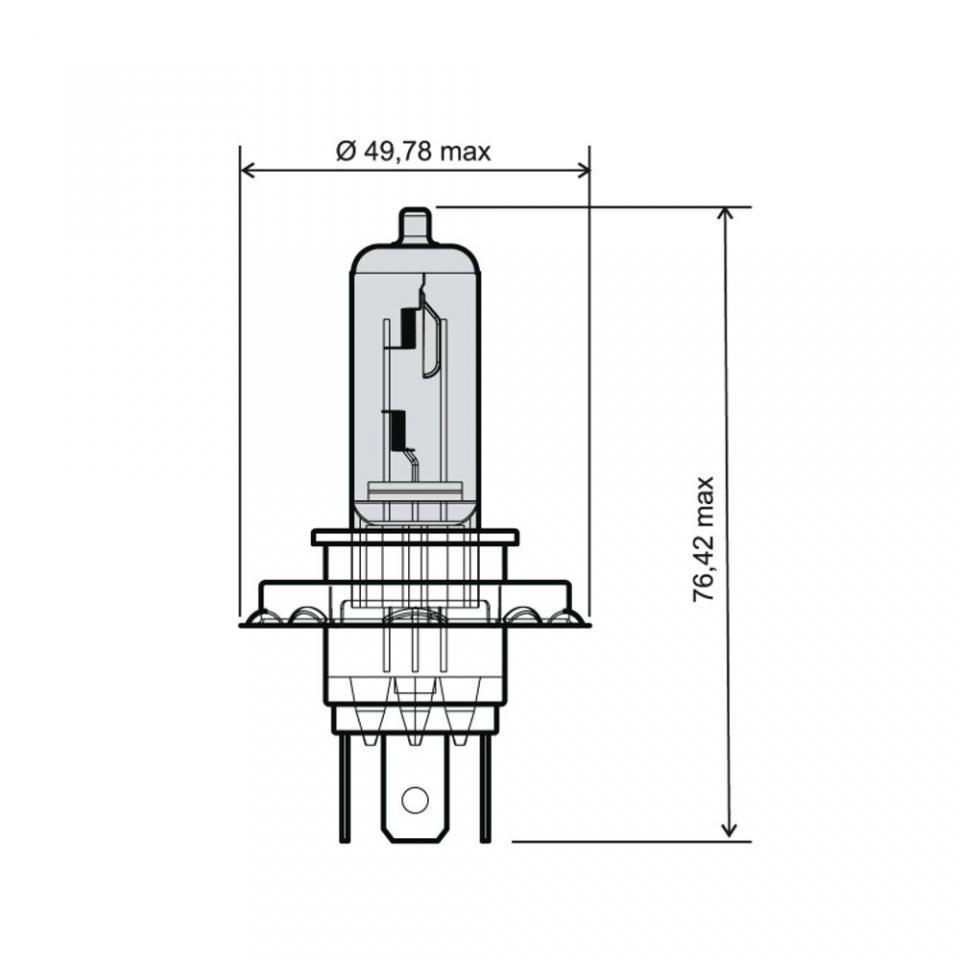 Ampoule Kyoto pour Moto Honda 125 Clr City Fly 1999 à 2003 AV Neuf