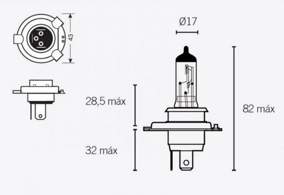 Ampoule Osram pour Moto Triumph 1050 Sprint ST 2005 à 2007 AV Neuf