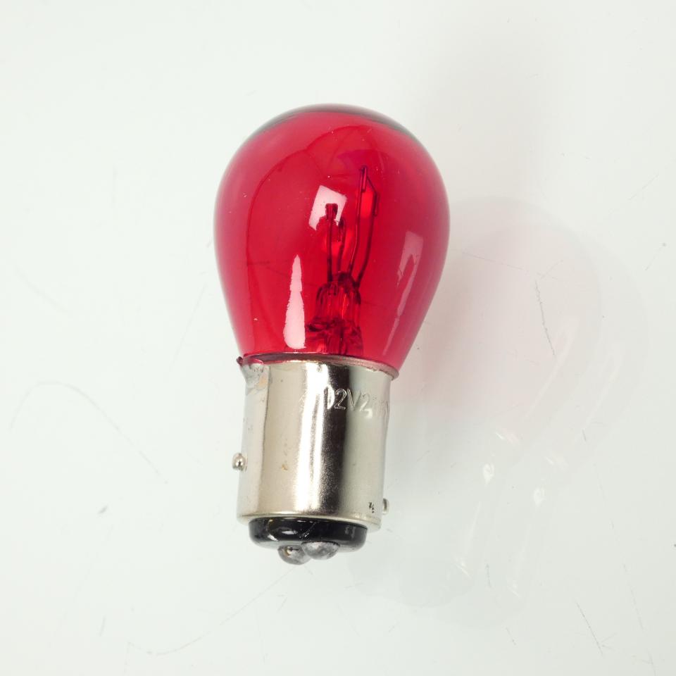 Ampoule rouge Kyoto pour Aprilia 50 Rs Extrema - Showa 12V 21/5W BAY15D Neuf