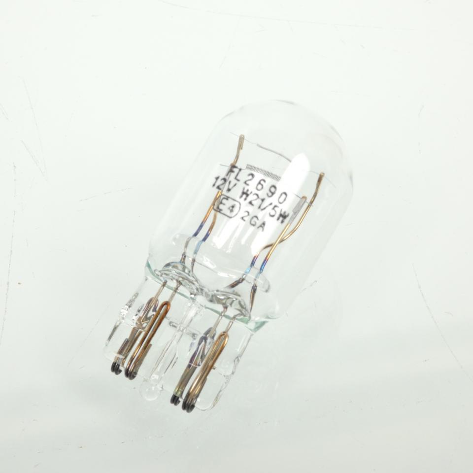 Ampoule Flosser 12V 21/5W T20 blanche W3x16q pour auto moto scooter l'unité Neuf