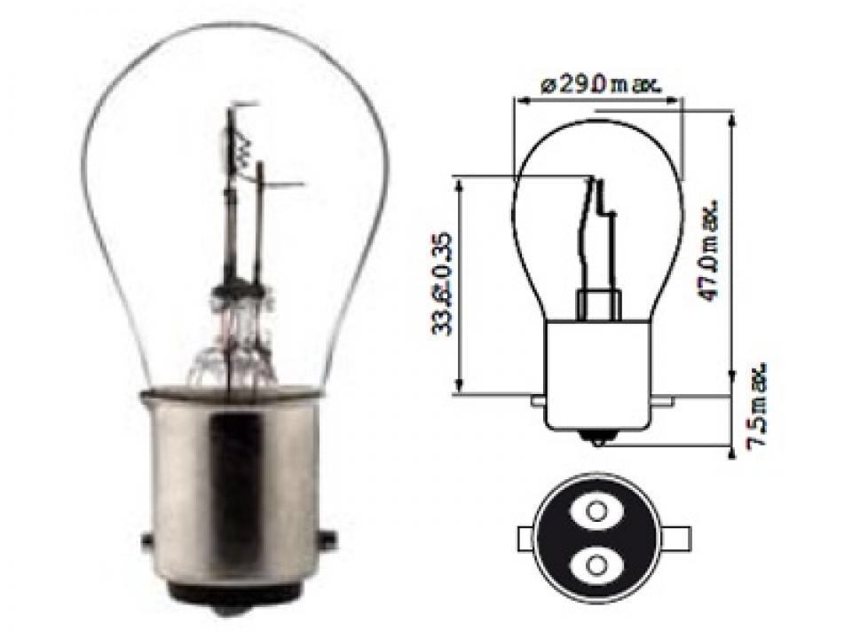 Ampoule pour  