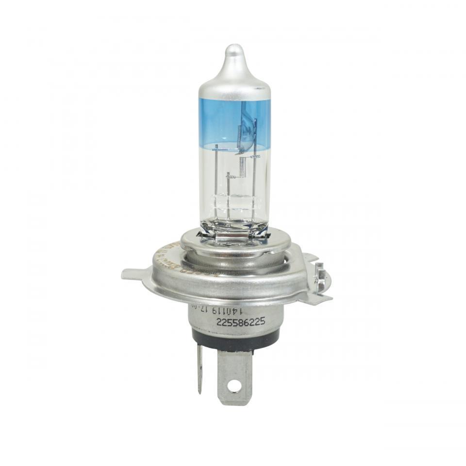 Ampoule H4 12V 60/55W P43t ultra blanc +30% 4200°K Flosser Neuf pour moto