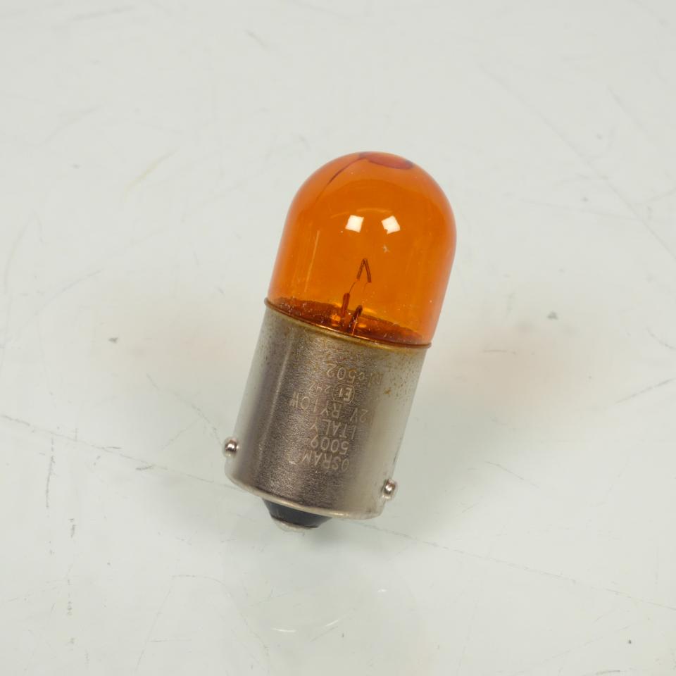 Ampoule Osram pour Moto Kawasaki 650 Er-6 F Sans Abs 2009 à 2016 5009 / BAU15s 12V 10W Neuf