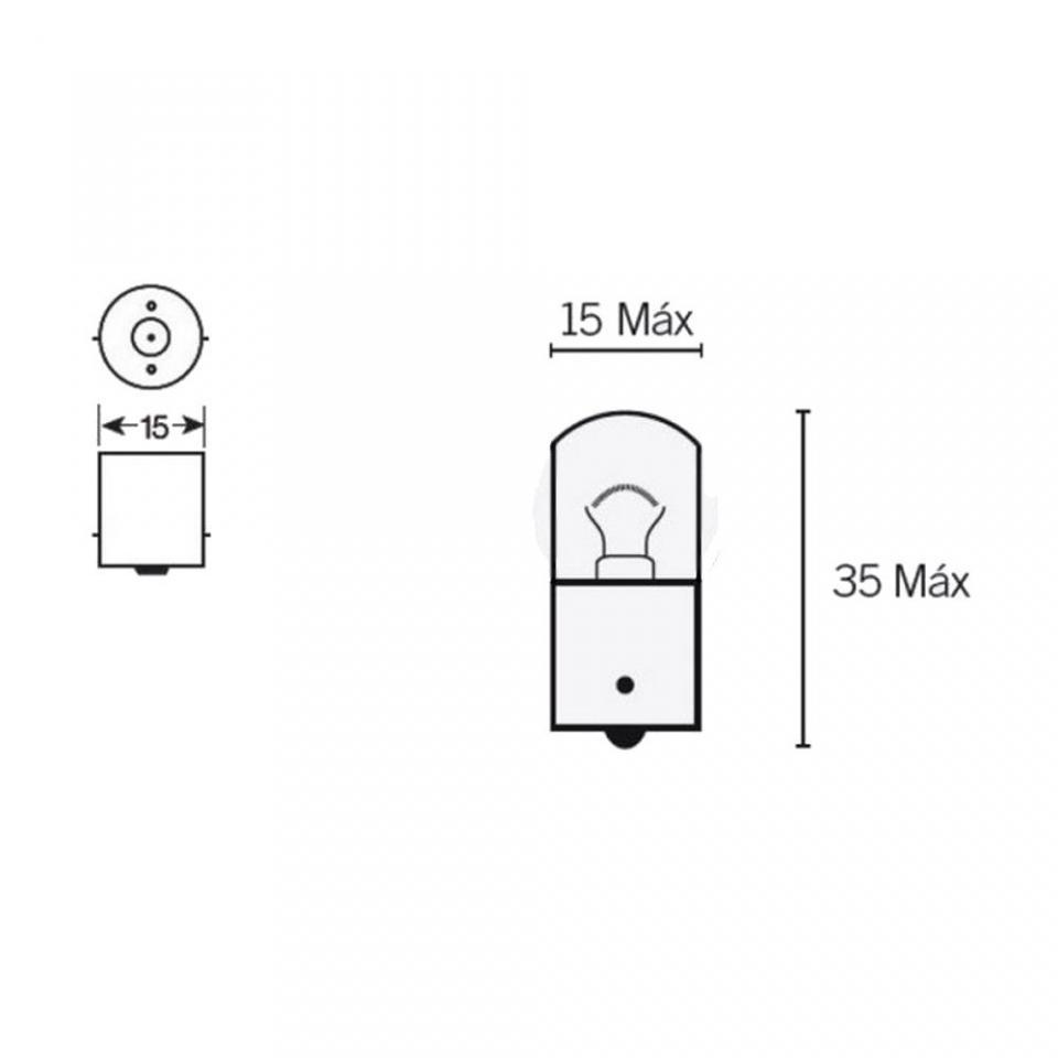 Ampoule Osram pour Scooter Kymco 125 Downtown 2009 à 2020 Neuf