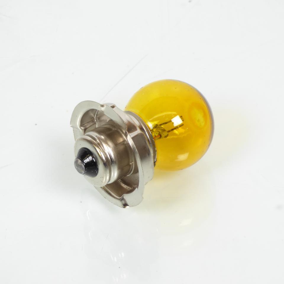 Ampoule jaune P26s 6V 15W neuve pour mobylette cyclomoteur moto mob cyclo